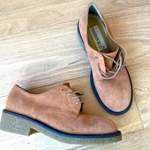 Y2k fashion bug leather loafers